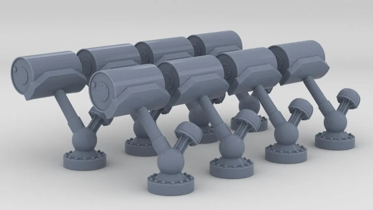 1/240 USN K-Gun Loaded DC Mk6 Set (8pcs) Resin3Dinteractive