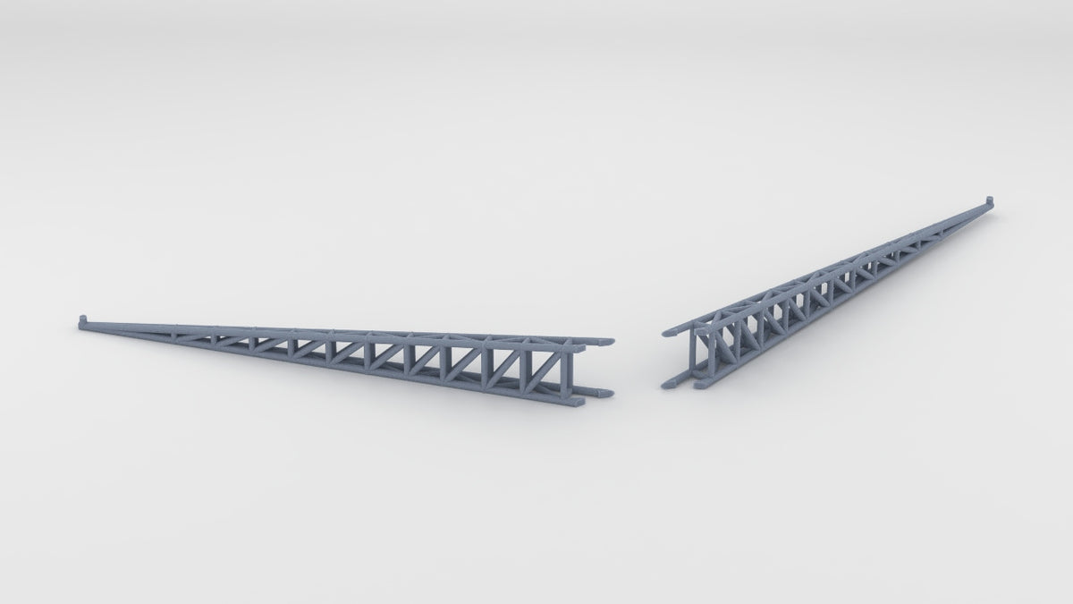 1/200 USS Arizona (BB-39) Outrigger Set (2pcs) - distefan 3d print