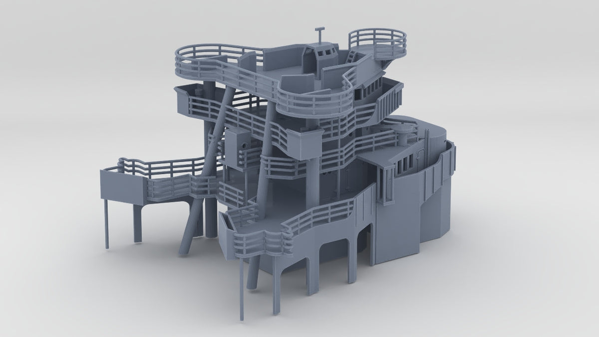 1/200 USS Arizona BB-39 Superstructure Bridge - distefan 3d print