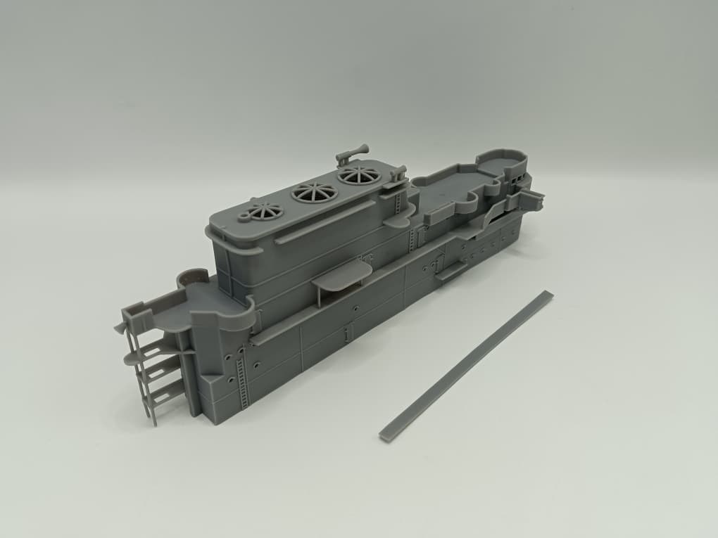 1/200 USS Enterprise (CV-6) Island Structure - distefan 3d print