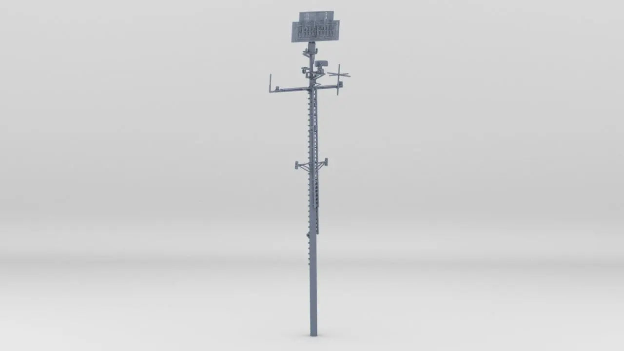 1/200 USS Fletcher Main Mast - Resin3Dinteractive