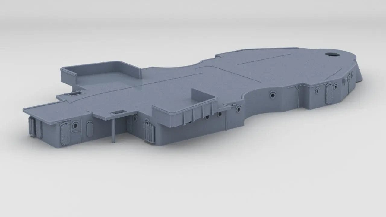 1/200 USS Iowa BB-61 Forward Structure Deck 3 - distefan 3d print