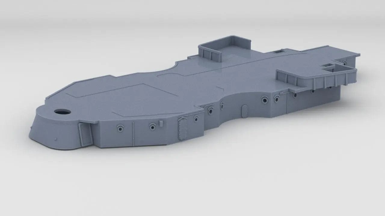 1/200 USS Iowa BB-61 Forward Structure Deck 3 - distefan 3d print
