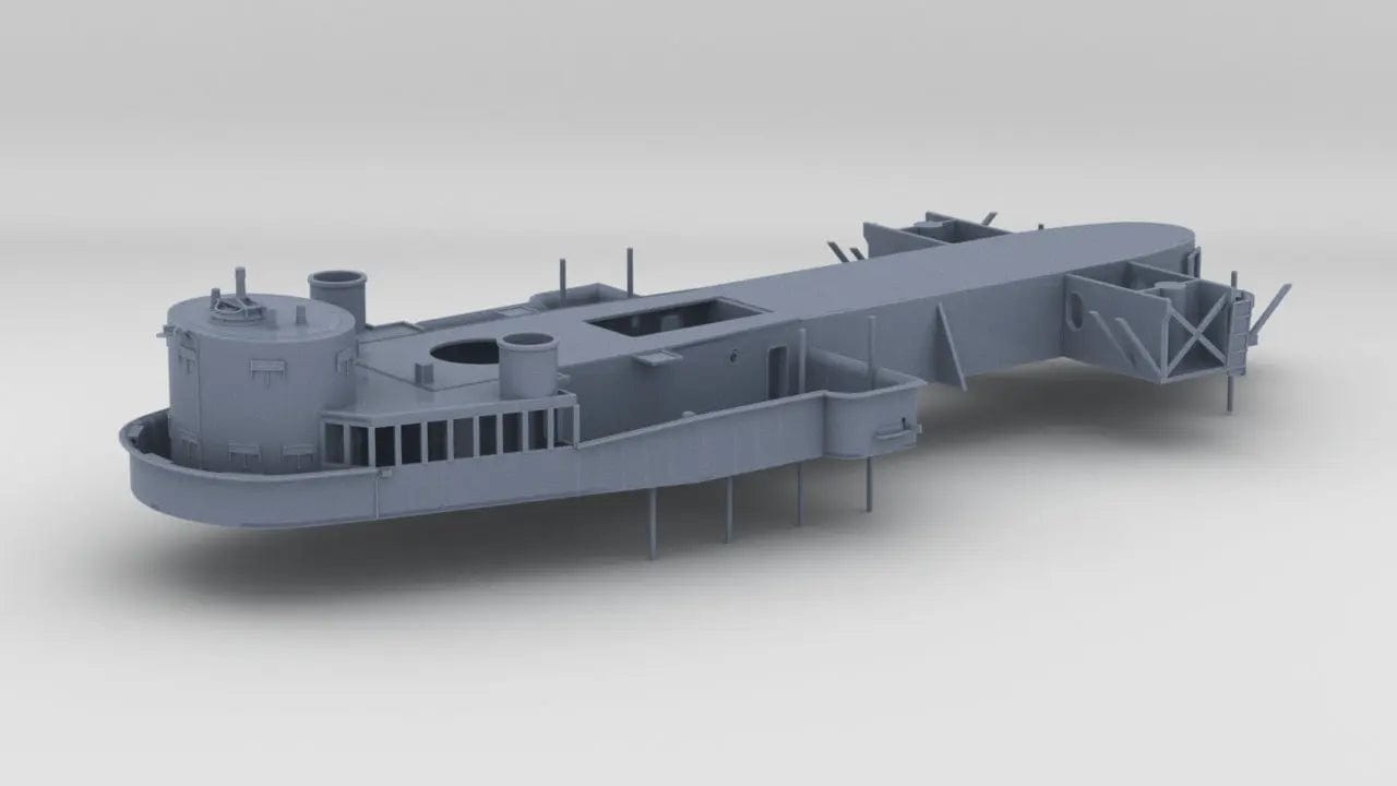 1/200 USS Iowa BB-61 Forward Structure Deck 5 - distefan 3d print