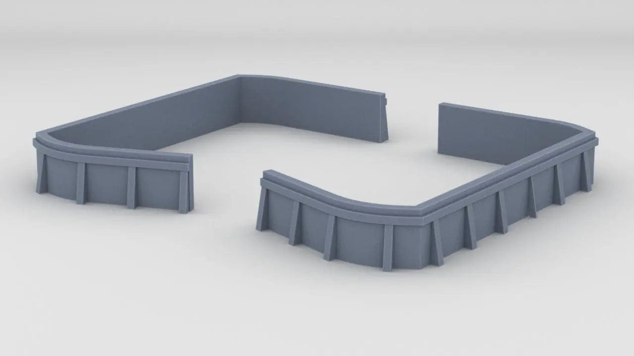 1/200 USS Missouri (BB-63) Aft Main Deck 20mm Tub Set - distefan 3d print