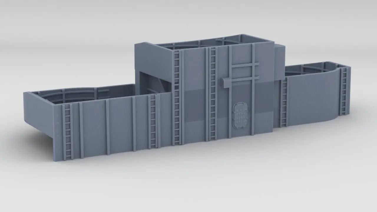 1/200 USS Missouri (BB-63) Amidships 40mm Tub Starboard - distefan 3d print