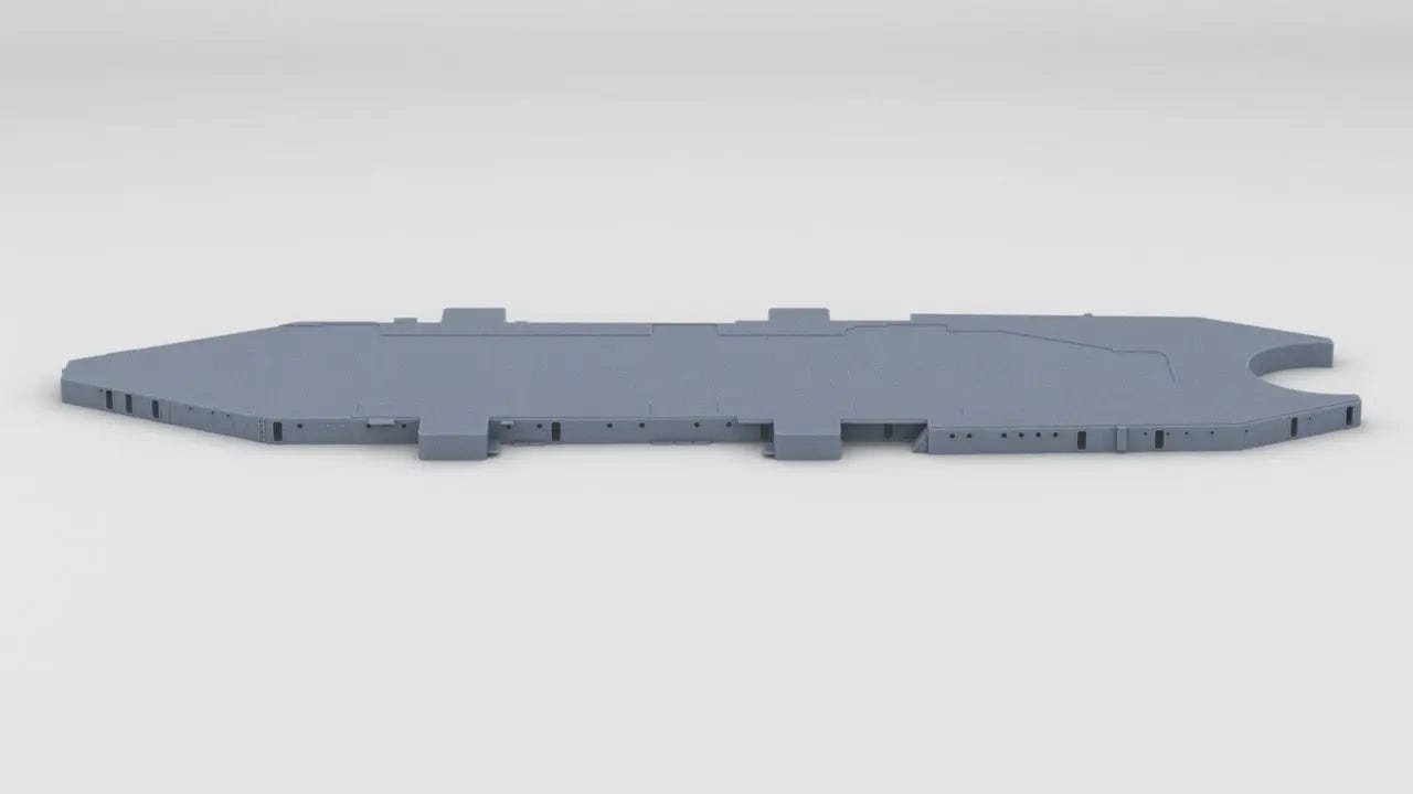 1/200 USS Missouri (BB-63) Deck 1 - distefan 3d print