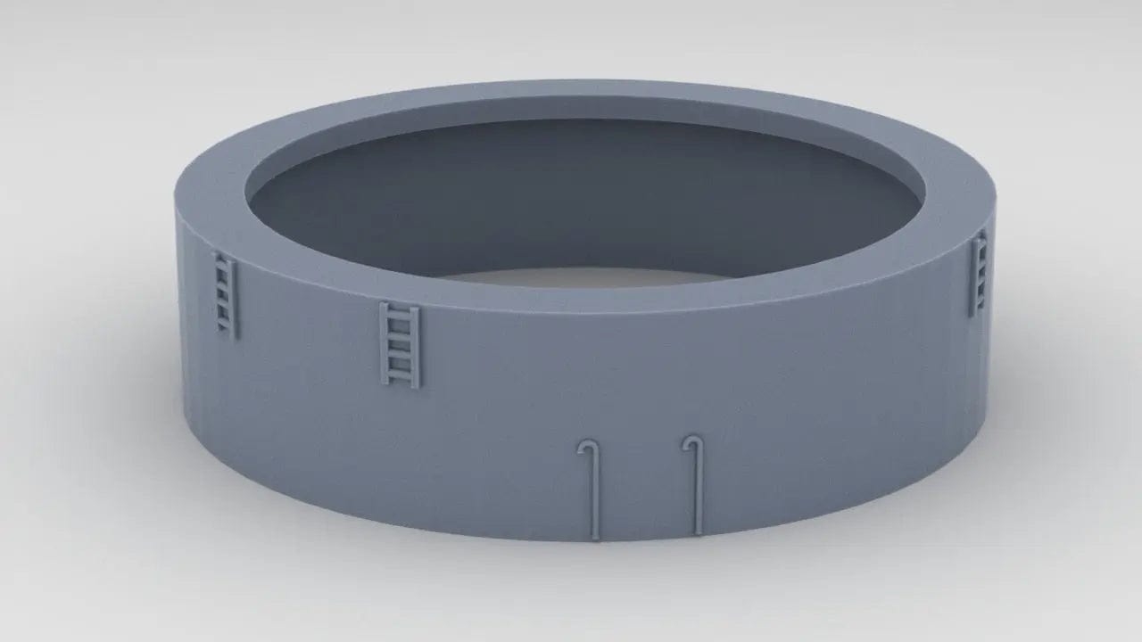 1/200 USS Missouri (BB-63) Forward Barbette - distefan 3d print