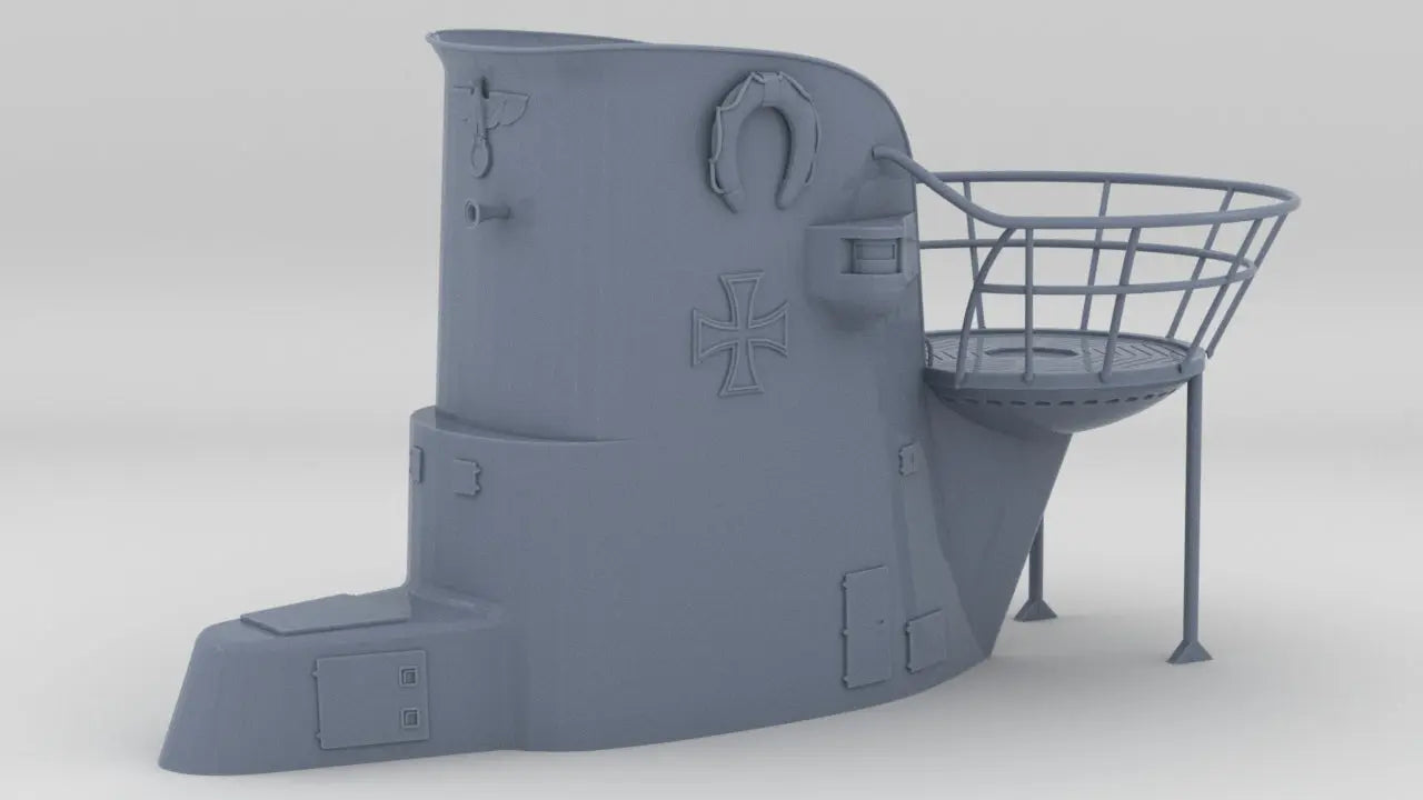 1/24 DKM U-Boot II/B - U9 Conning Tower Protosoon