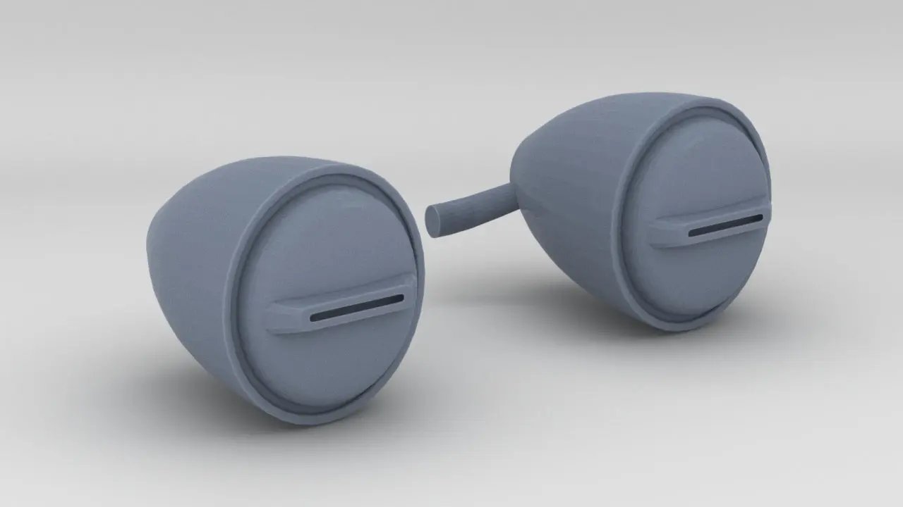 1/24 Hydra Schmidt Roadster Front Up Headlights Set (2pcs) Protosoon