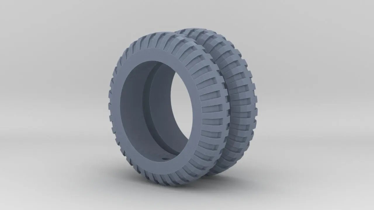 1/24 Hydra Schmidt Roadster Tire Front Set (2pcs) Protosoon