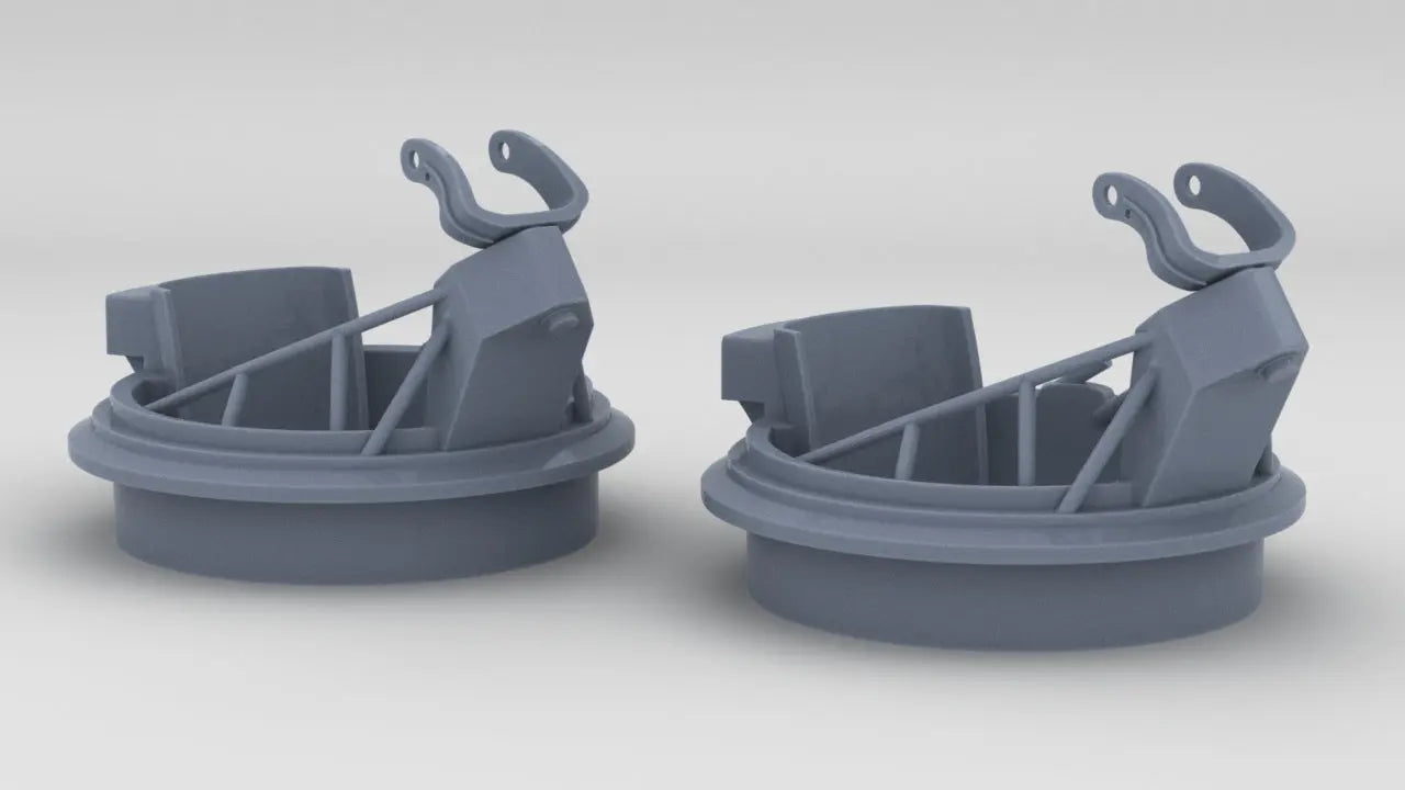 1/24 US PT Boat 20mm Mount Mk-12 MOD 1 Set 3dspro