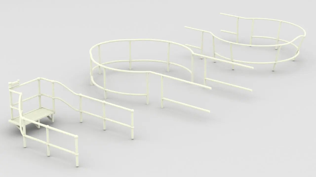 1/24 USS Gato Conning Tower Railing Set (3pcs) Protosoon