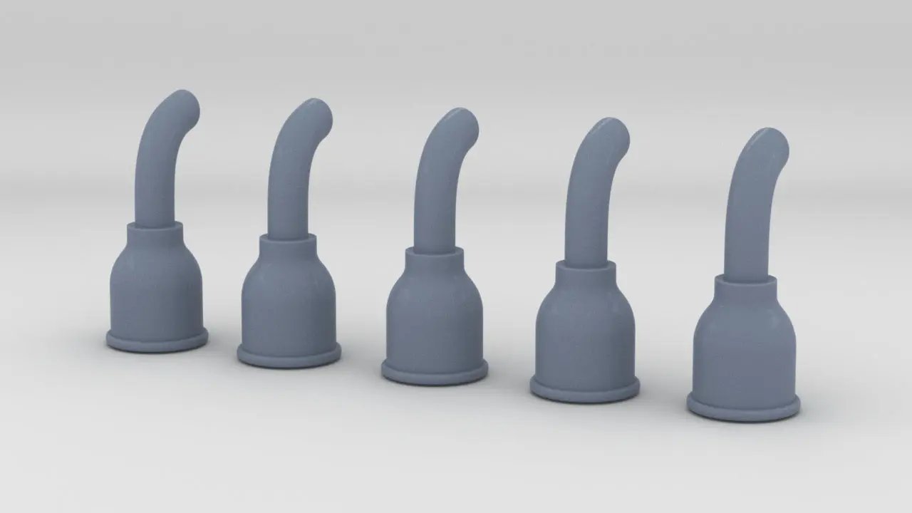 1/24 YTB Tugboat Vent Pipe Set (5pcs) - distefan 3d print