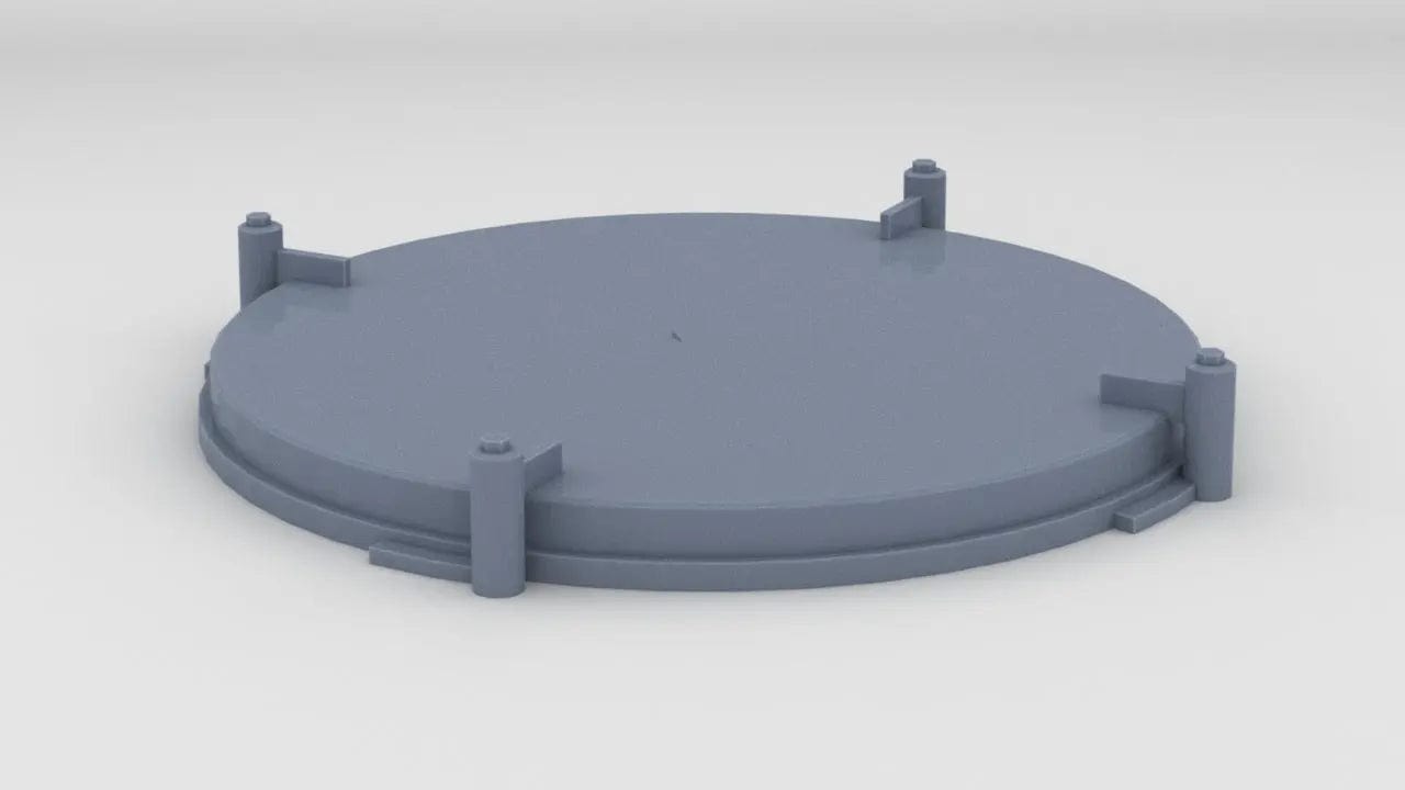 1/24 DKM Schnellboot Forward Hatch v2 - distefan 3d print