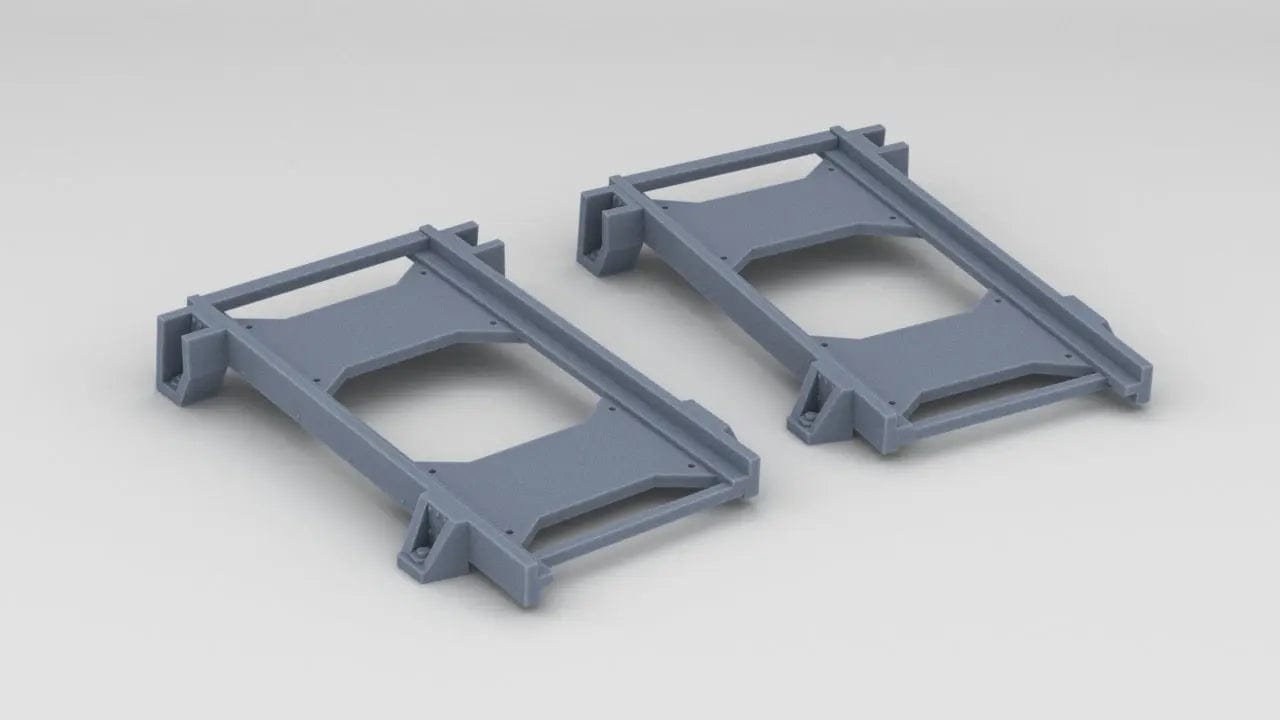 1/24 DKM Schnellboot Stern Depth Charges Racks Set (2pcs) - distefan 3d print