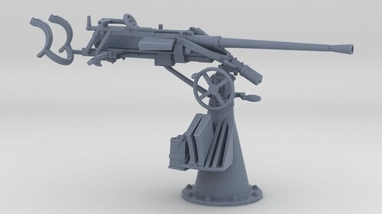 1/24 DKM Single 20mm FLAK C30 R Side - distefan 3d print