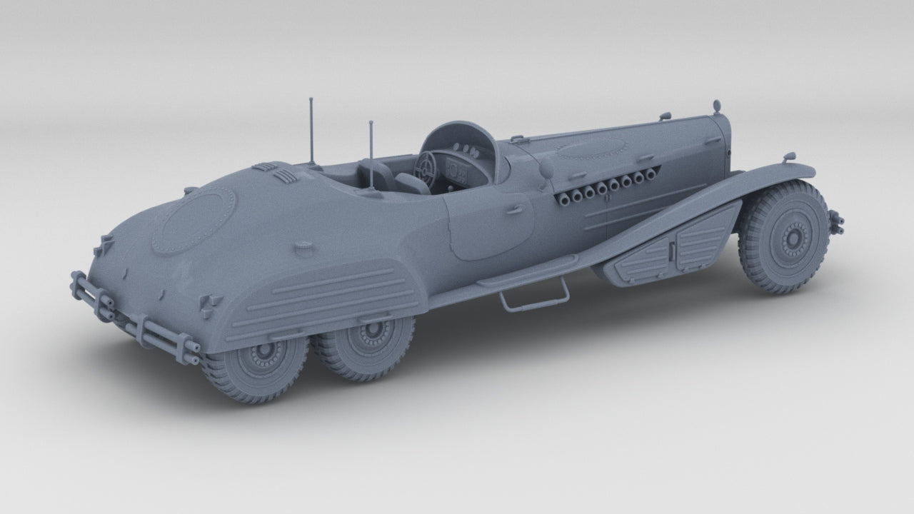 1/24 Hydra Schmidt Roadster Captain America V16 Model Kit - distefan 3d print