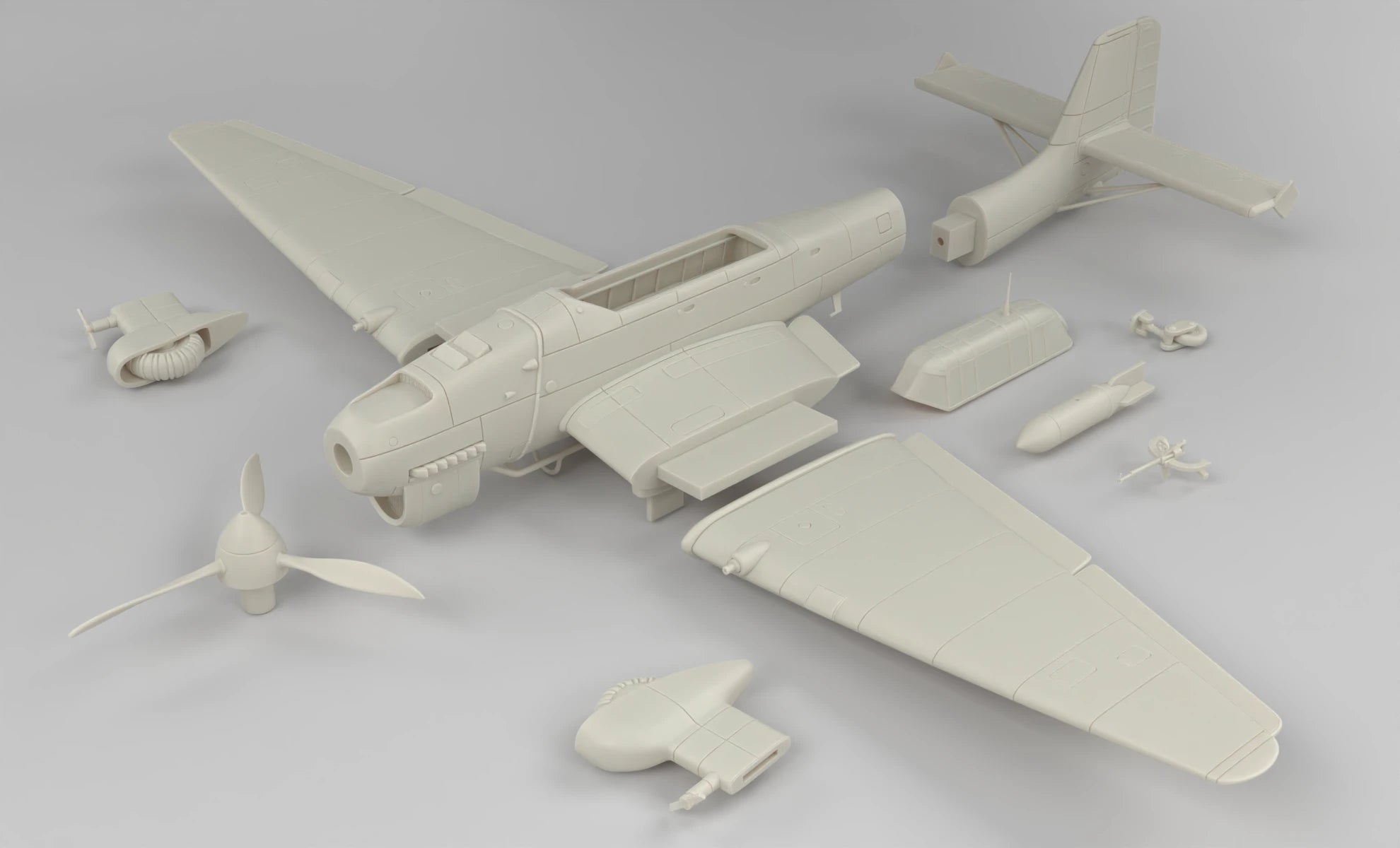 24-inch German Junkers Ju 87 "Stuka" Kit Protosoon