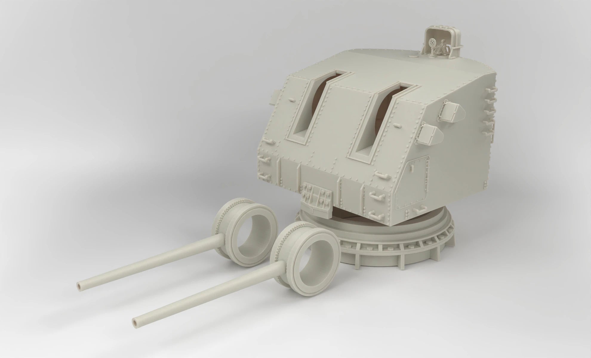 1/24 USN 5"/38 Cal. Mk.38 Twin Mount Set Protosoon
