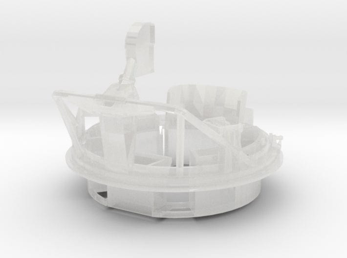1/24 USN PT Boat 109 aft turret MG mount - distefan 3d print