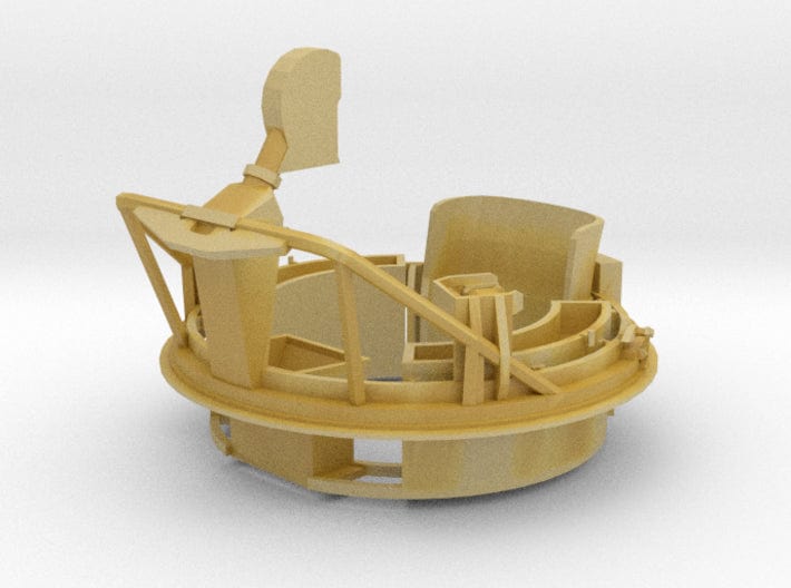 1/24 USN PT Boat 109 aft turret MG mount - distefan 3d print