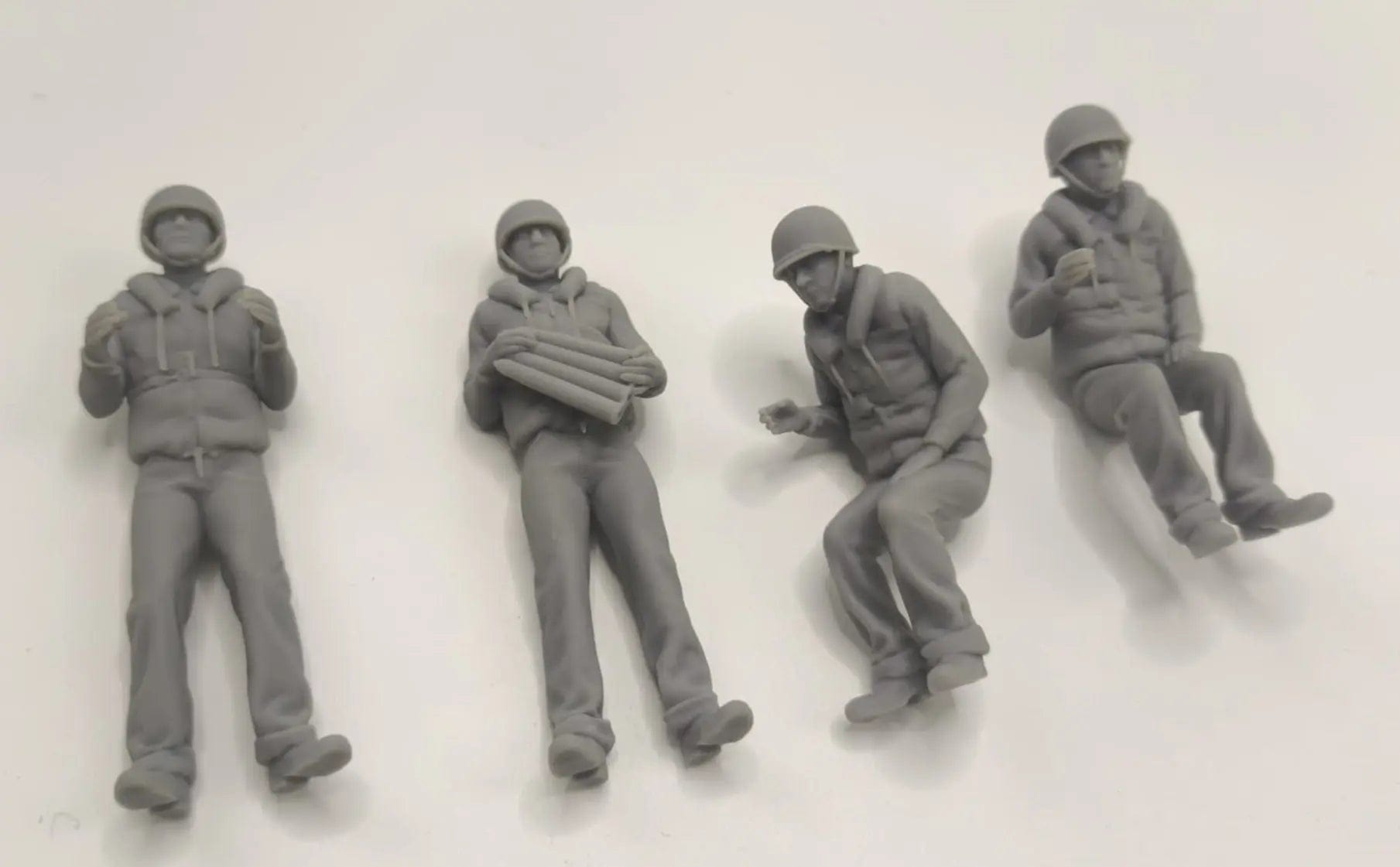 1/24 USN PT Boat 109 Crew Set (4pcs) - distefan 3d print