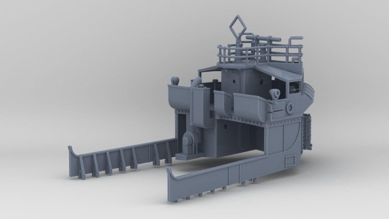 1/240 USS Ward Navigation Bridge - distefan 3d print