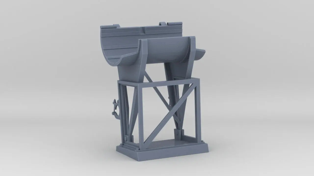 1/25 DKM Depth Charge Rack Starboard - distefan 3d print