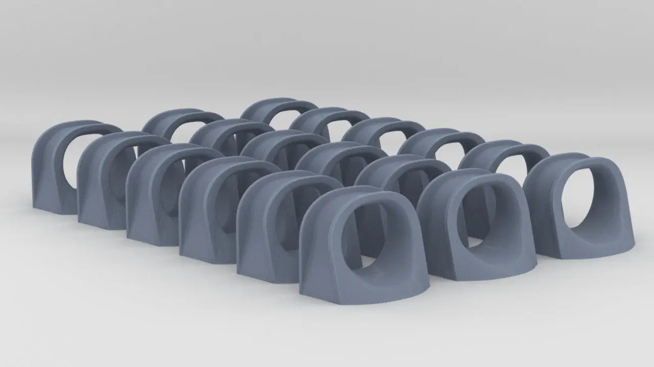 1/250 USN Fairlead Towing Chock Set (18pcs) Resin3Dinteractive