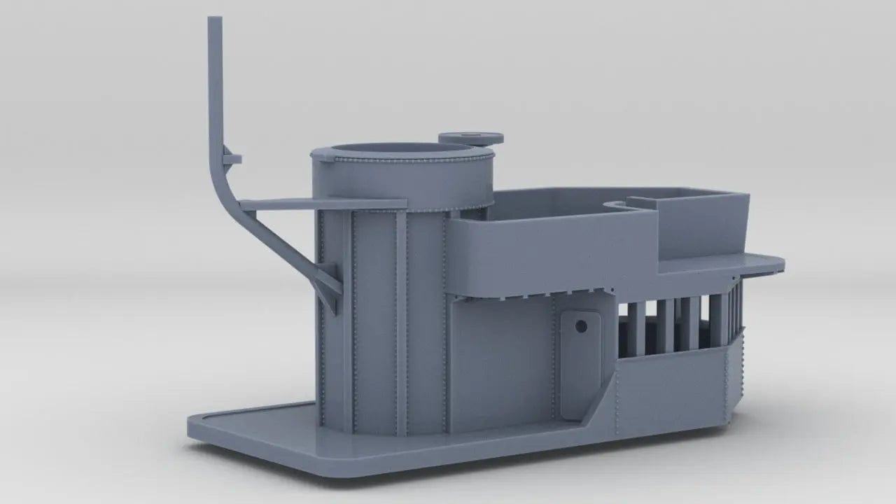 1/250 IJN Akagi Upper Tower - distefan 3d print
