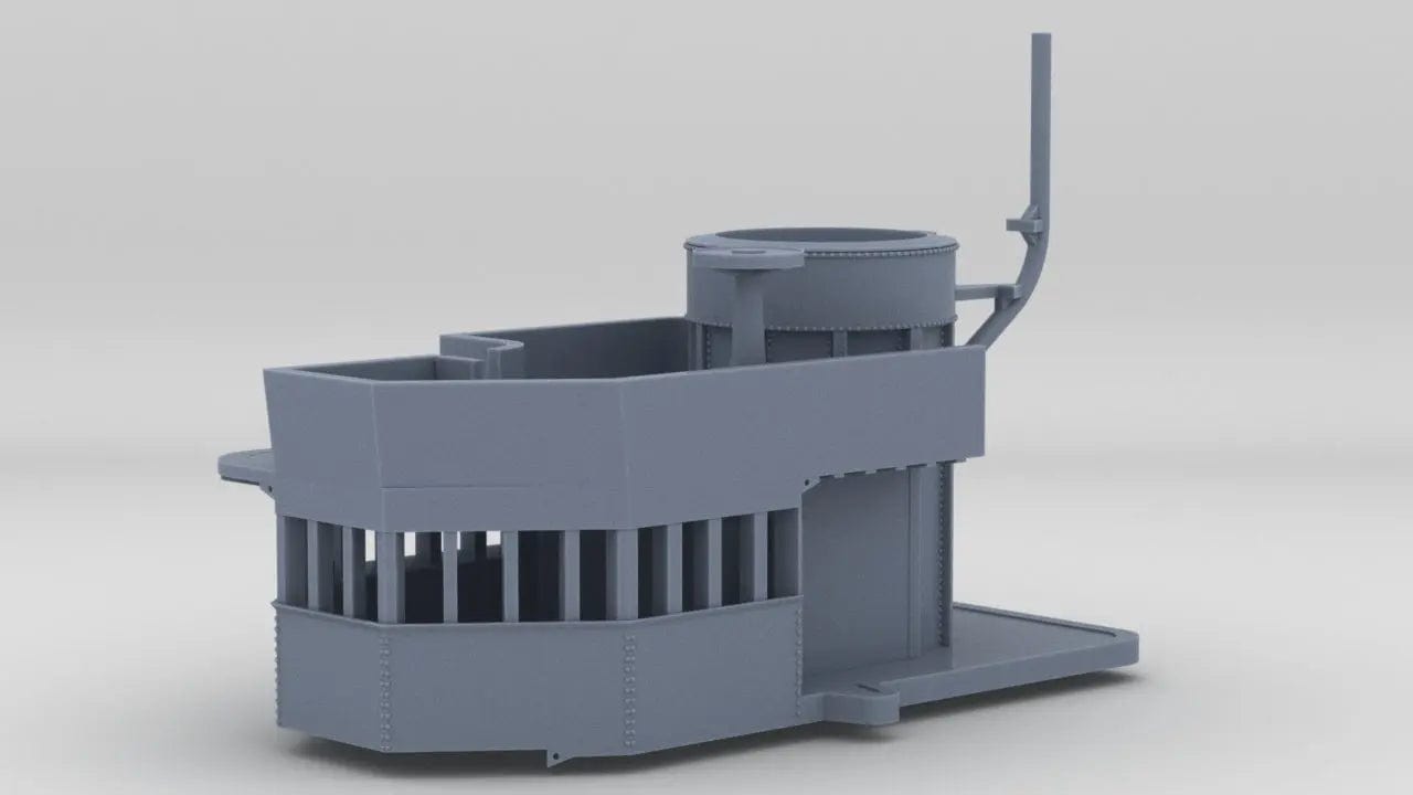 1/250 IJN Akagi Upper Tower - distefan 3d print