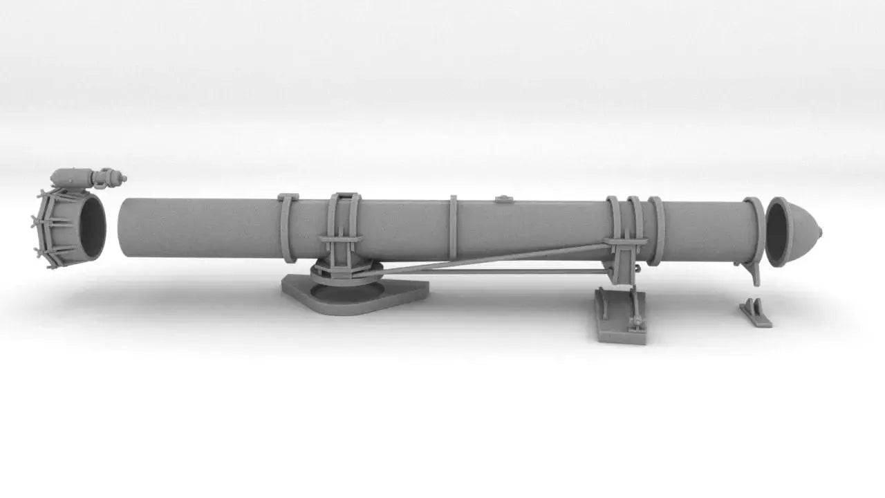 1/29 USN PT Boat 109 Torpedo Tube Starboard Kit - distefan 3d print