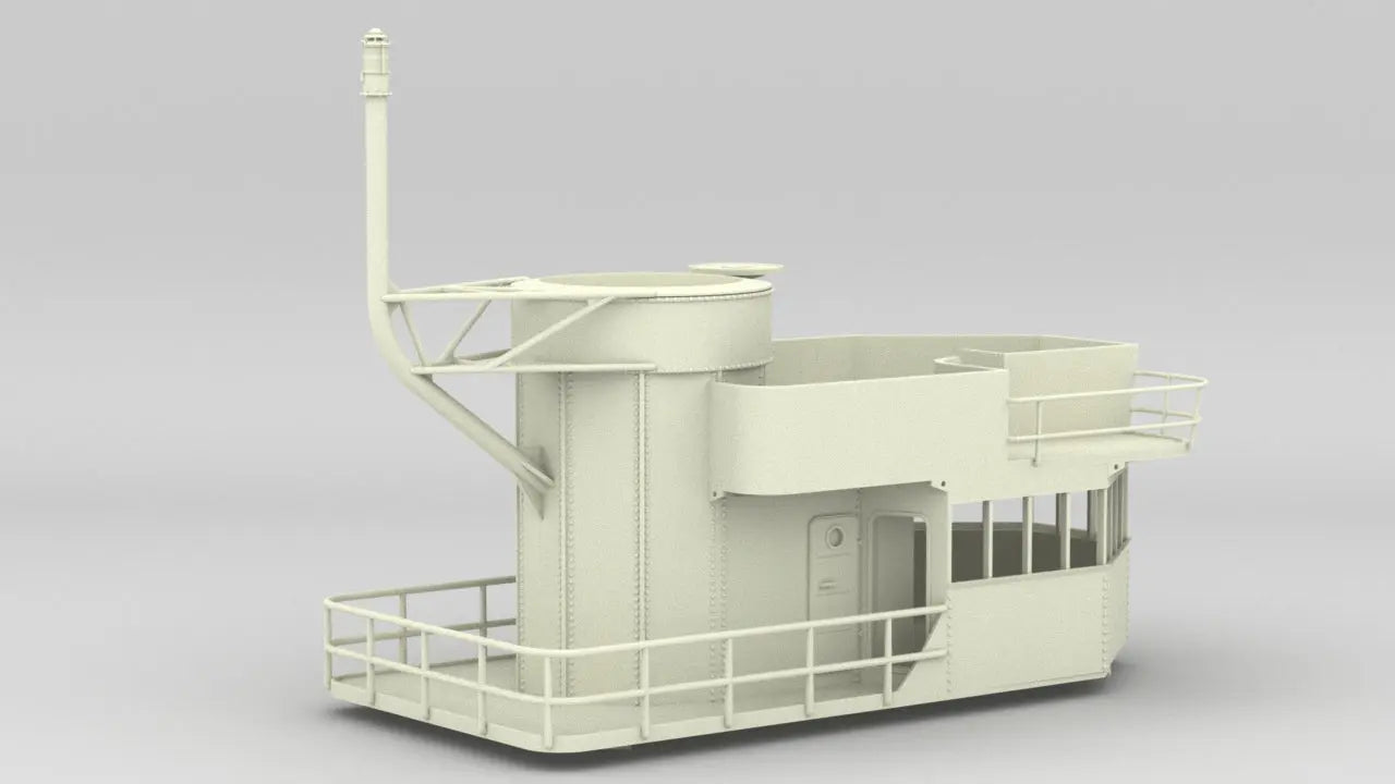 1/30 IJN Akagi Upper Tower - distefan 3d print