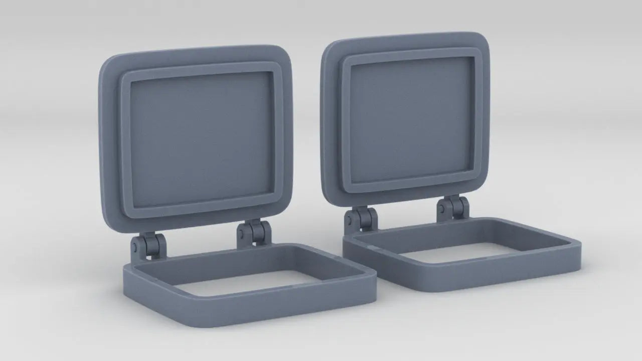 1/30 US PT Boat 109 Forward Deck Open Hatch Set (2pcs) Resin3Dinteractive