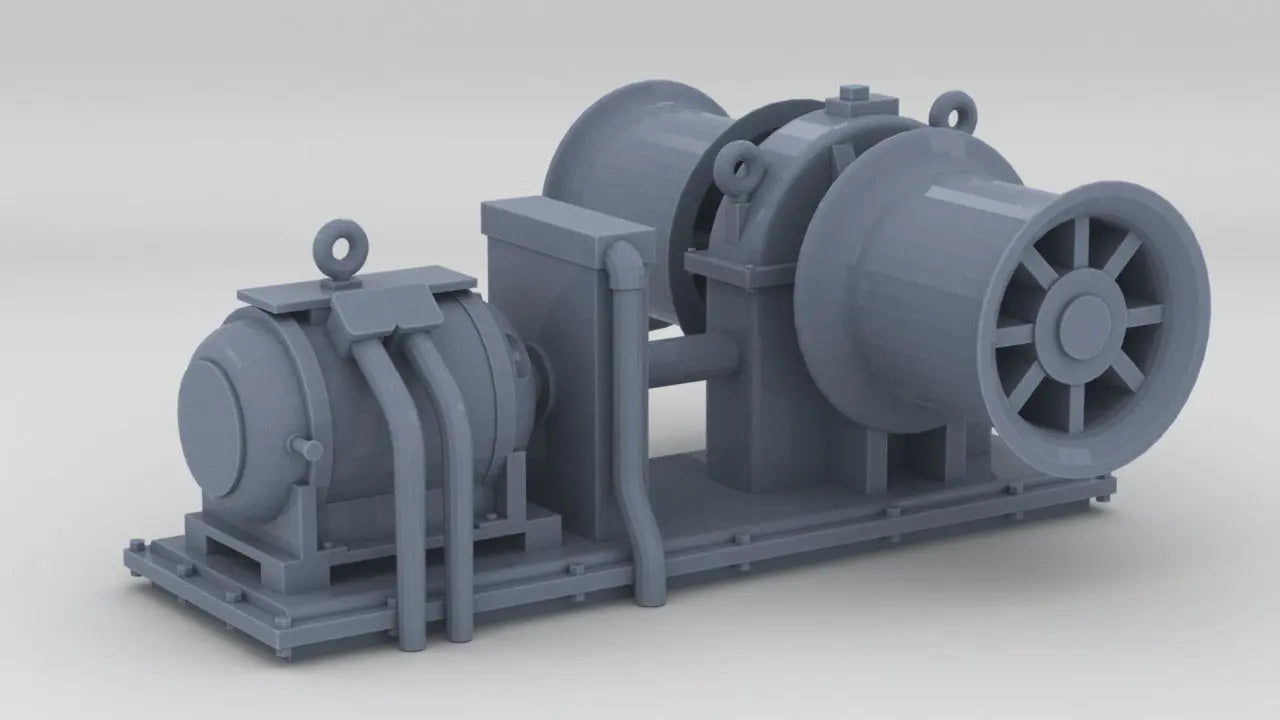 1/30 USN Bow Winch Resin3Dinteractive