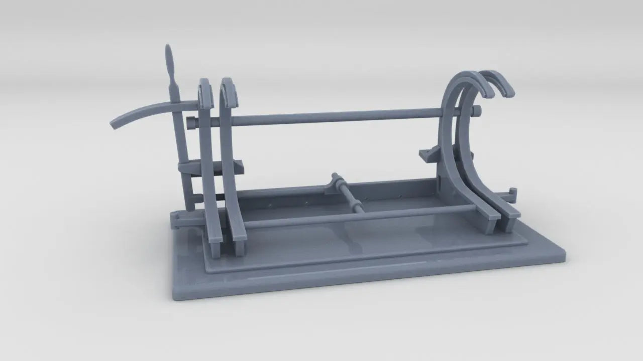 1/30 USN PT Boat Torpedo Roll Off Racks Starboard 3dspro