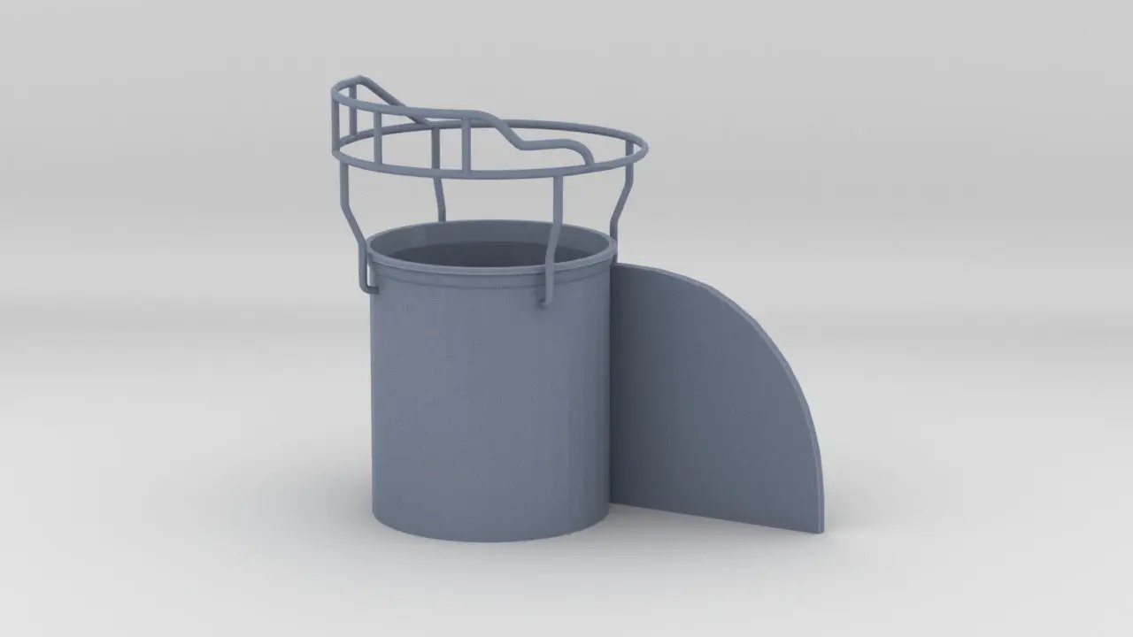 1/30 USS Elco 103 Class PT Boat Forward Turret - distefan 3d print