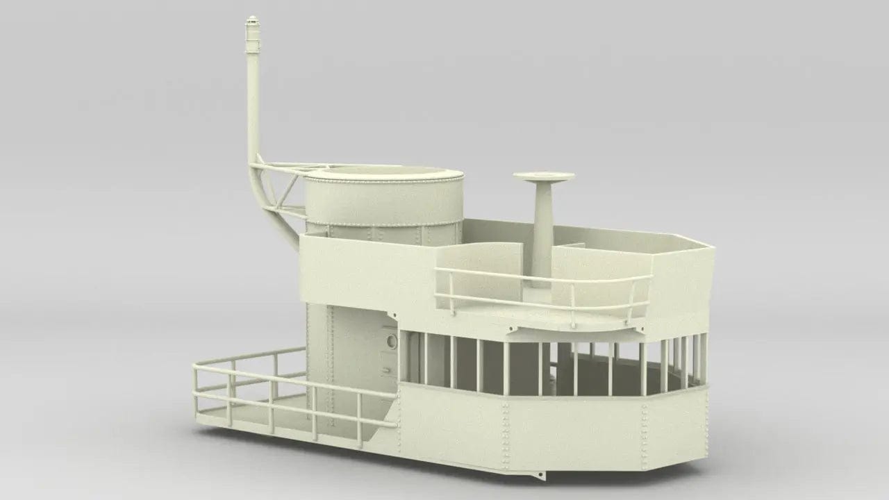 1/30 IJN Akagi Upper Tower - distefan 3d print