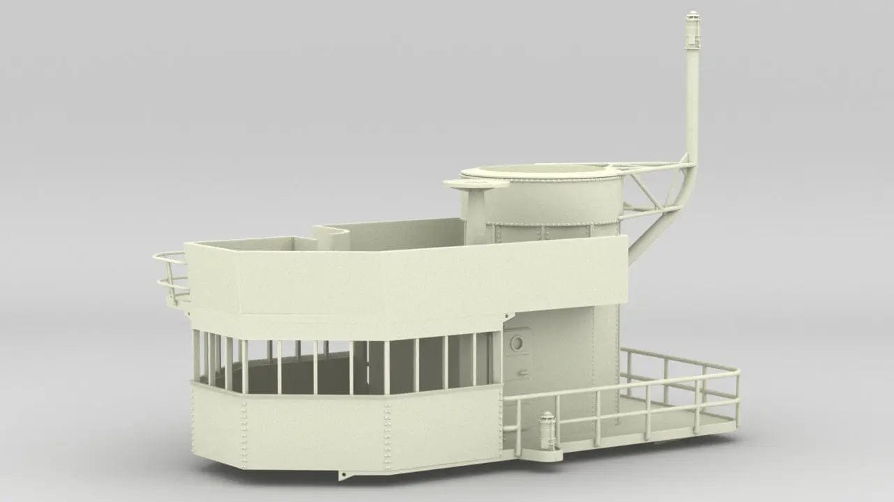 1/30 IJN Akagi Upper Tower - distefan 3d print