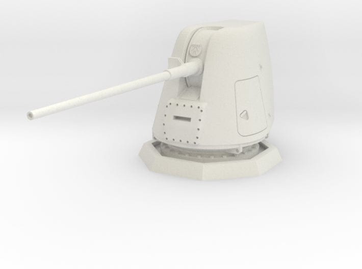 1/30 USN 5"/54 caliber Mark 45 turret Mod 0-2 - distefan 3d print
