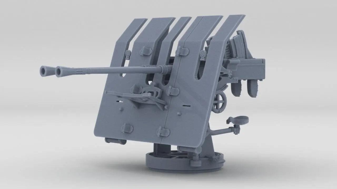 1/32 DKM 3.7cm Flak M42 on LM42U Twin Mount - distefan 3d print