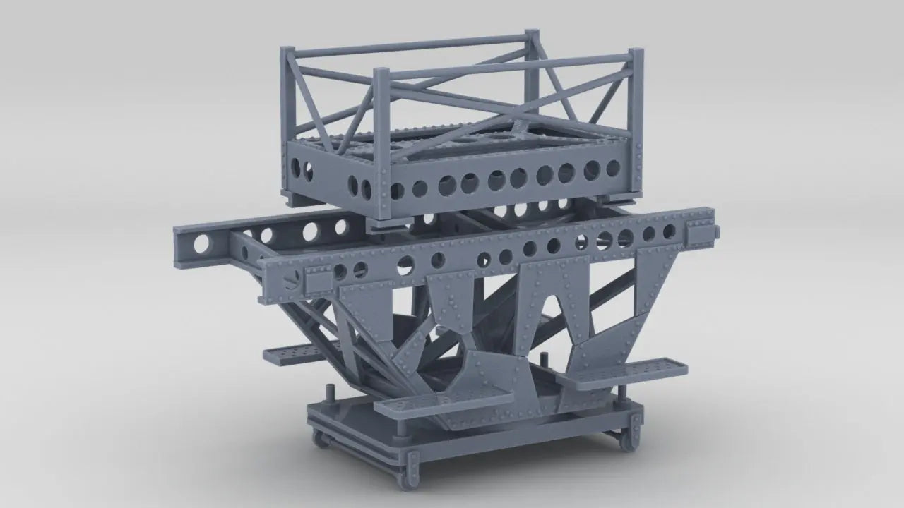 1/32 IJN Trolley & Trailer for Twin-Floatplane Resin3Dinteractive