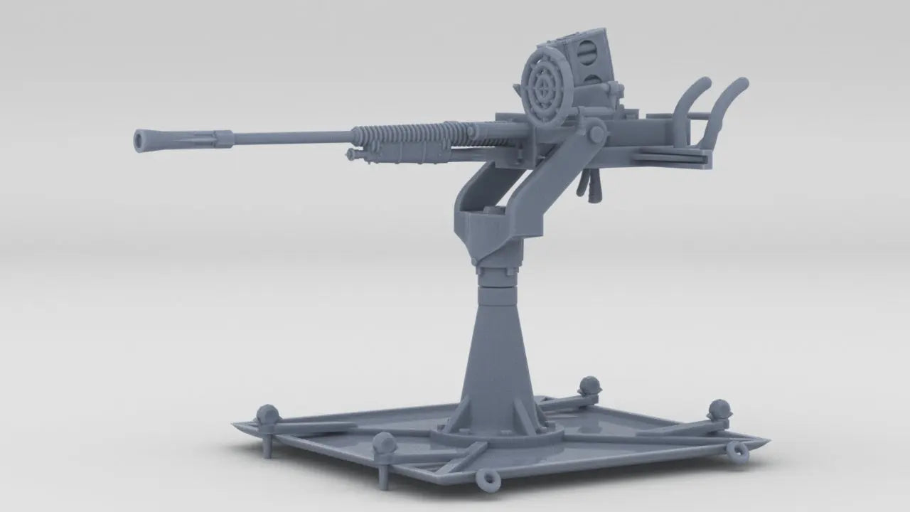 1/32 IJN Type 96 25mm Single AA Gun w/ Base Resin3Dinteractive