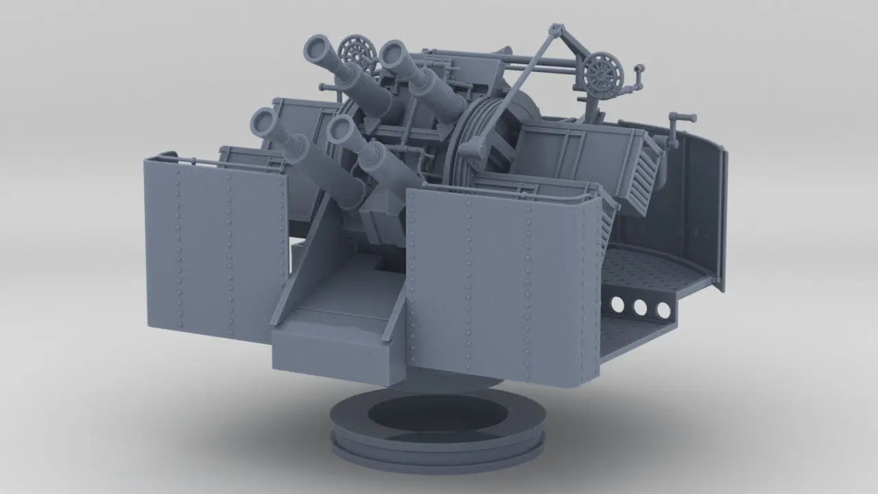 1/32 RN QF 2-Pounder (40mm) Quadruple Naval Gun Elevated Protosoon