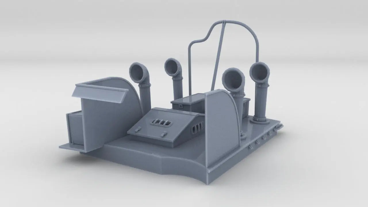 1/32 US PT Boat 109 Engine Room Hatch 3dspro