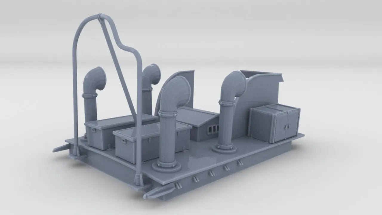 1/32 US PT Boat 109 Engine Room Hatch 3dspro