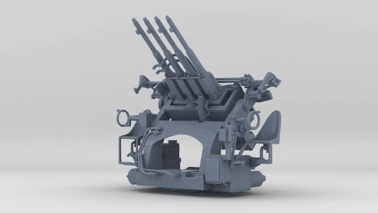 1/32 USN 1.1"/75 (28 mm) Mk1 Quad Mount Elevated Protosoon