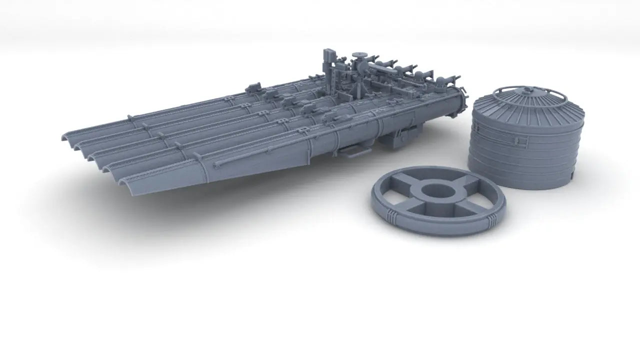 1/32 USN 21in Quintuple Torpedo Tubes Set 3dspro