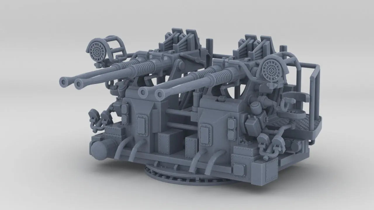 1/32 USN 40mm Bofors Quad Mount Resin3Dinteractive
